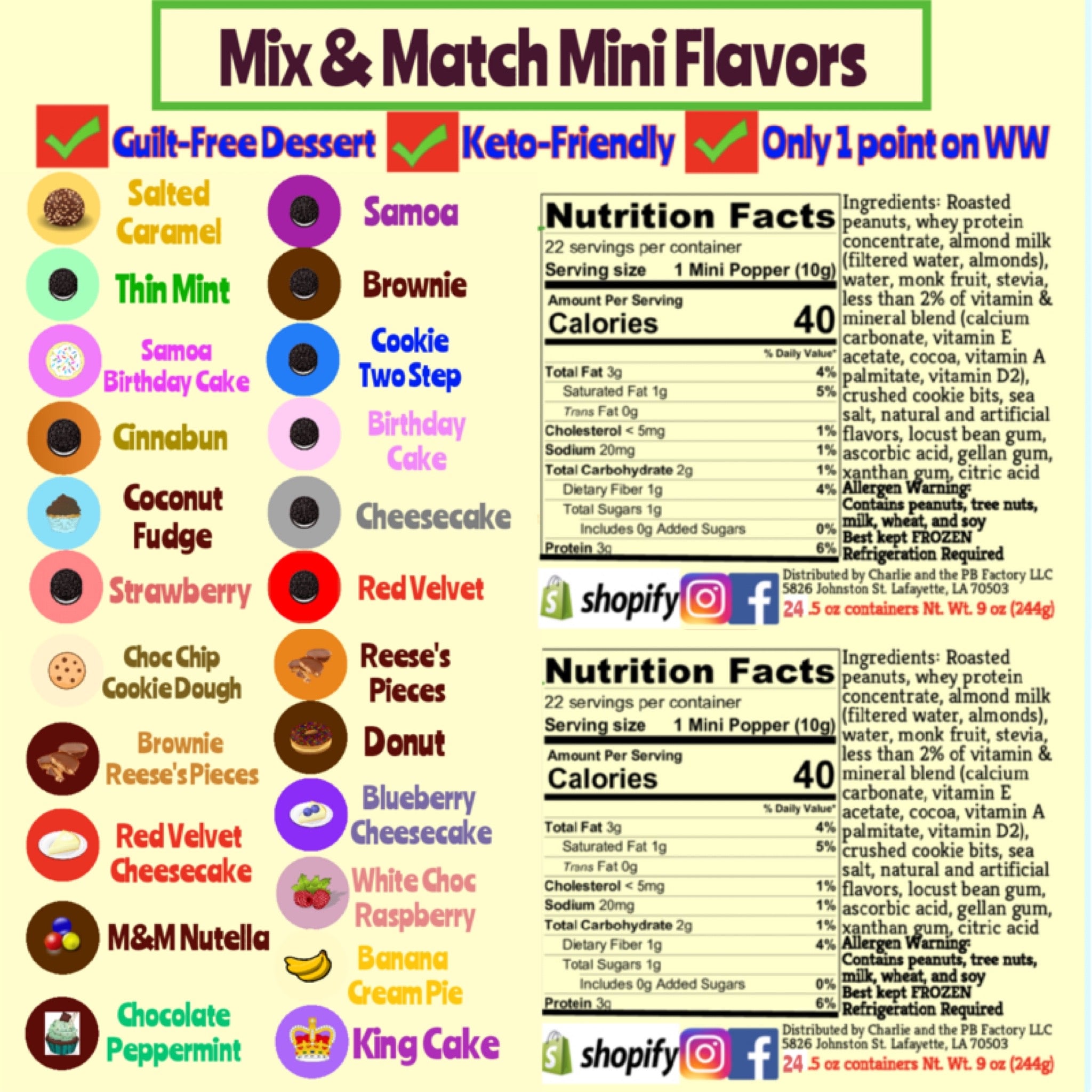 *Mini* Popper Mix and Match Pack
