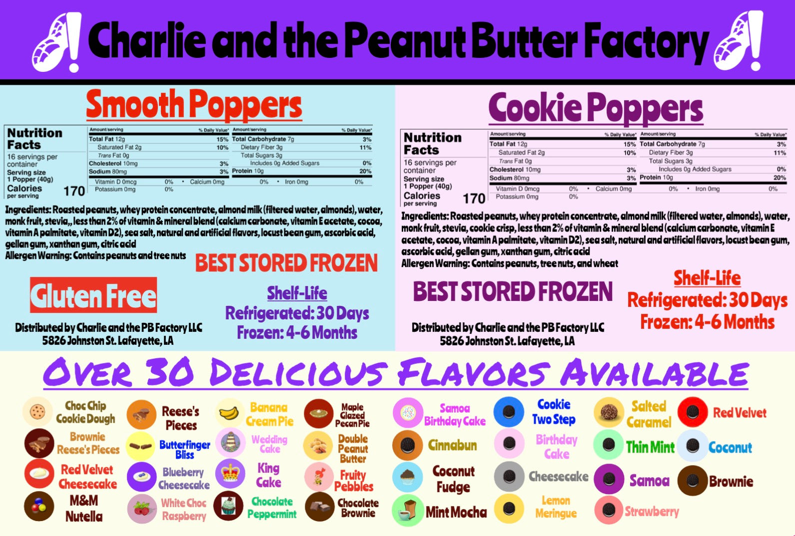 BEST SELLER Variety Pack (24 - 2 oz. Poppers)
